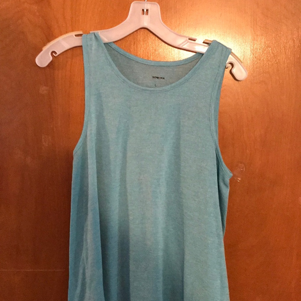 Sonoma aqua teal tank top
